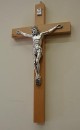 Wood Crucifix - 10 inch wall mounted