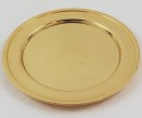 Brass candle dish / coaster - 11 cm