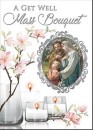 Get Well Mass Bouquet Card - Holy Family