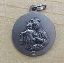 Silver Scapular Medal - with chain