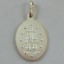Small Miraculous medal sterling silver