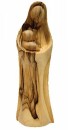 Olive wood Madonna and Child statue - 5.5 inches