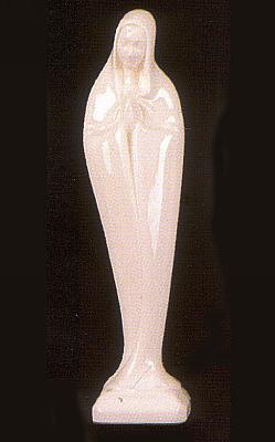 Porcelain Madonna Statue - 8 inch