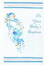 On Your Baby's Baptism - Boy Card