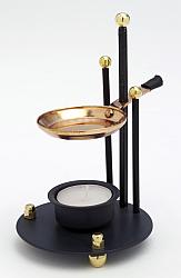 Contemporary candle incense burner