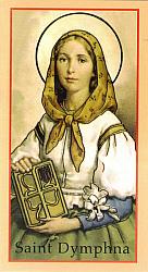 Prayer Card: St Dymphna x 10