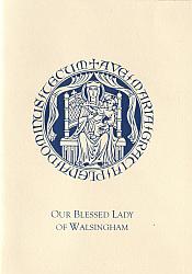 Card, Our Blessed Lady of Walsingham
