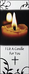 Card - I Lit a Candle for You