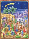 Large Advent Calendar - Wise Men at the Stable