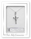 First Holy Communion Crucifix - silver