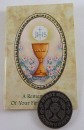 First Communion Pewter Token / Keepsake