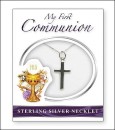 First Communion Cross - silver