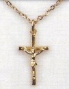 First Holy Communion Crucifix - 18 ct gold plated