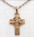 First Communion Cross - 18 ct gold plated