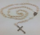 Confirmation Rosary Beads - Imitation Pearl