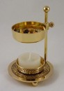 Candle incense burner - adjustable height