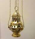 Large brass thurible - 21 cm