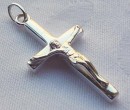 Sterling Silver Crucifix - 35mm - heavy