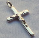 Sterling Silver Crucifix - 42mm - heavy