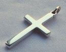 Sterling Silver Cross - 35mm - heavy