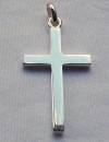 Sterling Silver Cross - 42mm - heavy