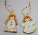 Angel Christmas Decorations - Set of two