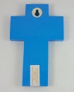 Painted Wood Cross - Miraculous Catch