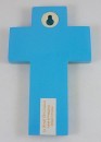 Painted Wood Cross - Water of Life