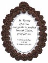 St Teresa of Avila Carmelite Relic Badge