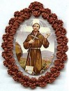 St Francis of Assisi Relic Badge