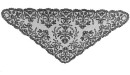 Spanish Embroidered Mantilla - Black