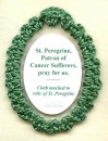 St Peregrine Relic Badge