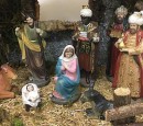 Christmas Crib: Nativity Set 6 inch resin figures with stable