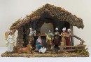 Christmas Crib: Nativity Set 6 inch resin figures with stable