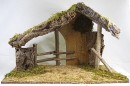 Wood Christmas Stable - large