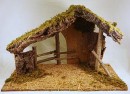 Wood Christmas Stable - large