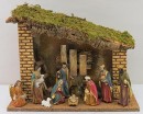 Wooden Nativity Stable - self-assembly 13 inch wide