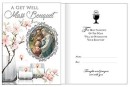 Get Well Mass Bouquet Card - Holy Family