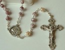 Amethyst Glass Rosary