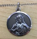 Silver Scapular Medal - with chain