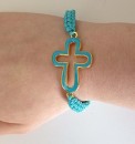 Woven Cross bracelet - pack of three