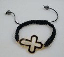 Woven Cross bracelet - pack of three