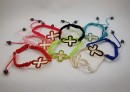 Woven Cross bracelet - pack of three