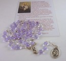 St Joseph Chaplet - glass beads
