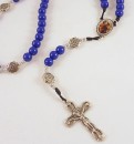 Our Lady Undoer of Knots Rosary - blue