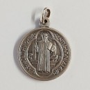 St Benedict sterling silver medal without chain