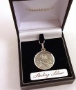 St Therese sterling silver medal without chain