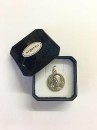 St Pio sterling silver medal without chain