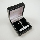 Small silver crucifix without chain