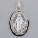 Miraculous medal sterling silver